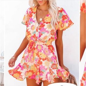 Vici your cute floral romper
